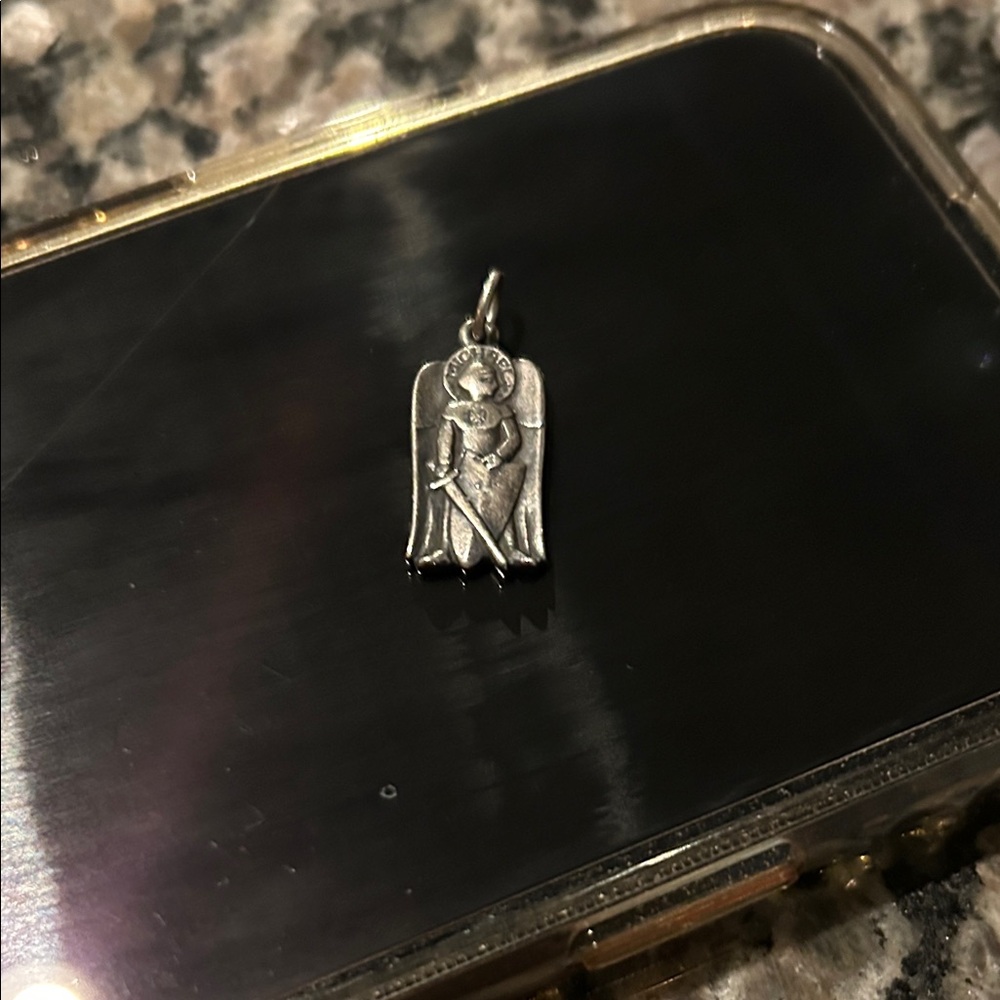 James Avery Sterling Silver ArchAngel Michael Charm